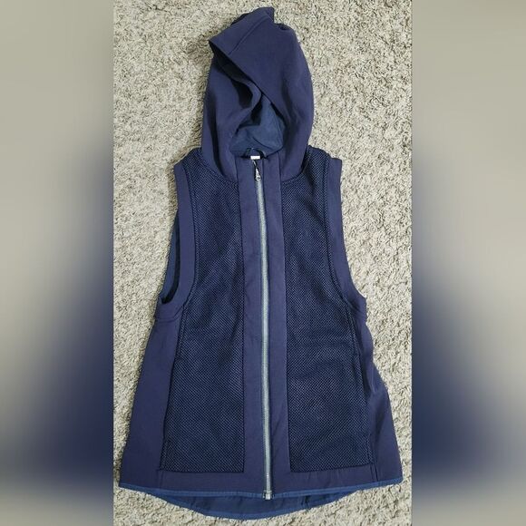 Lululemon The Spaces In-Between Vest navy blue size 4 - Picture 10 of 15